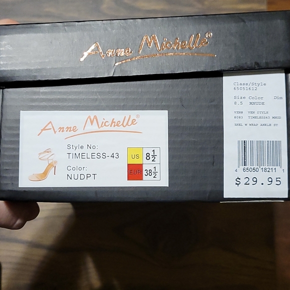 Anne Michelle Shoes - Nude heels